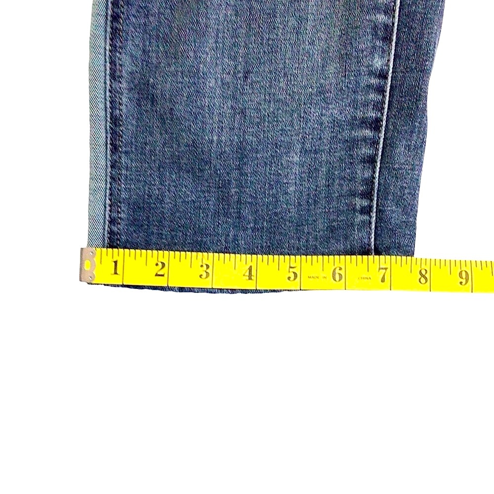 LOGO by Lori Goldstein Boyfriend Two Tone Side Panel Jeans Size 10 - Picture 12 of 12